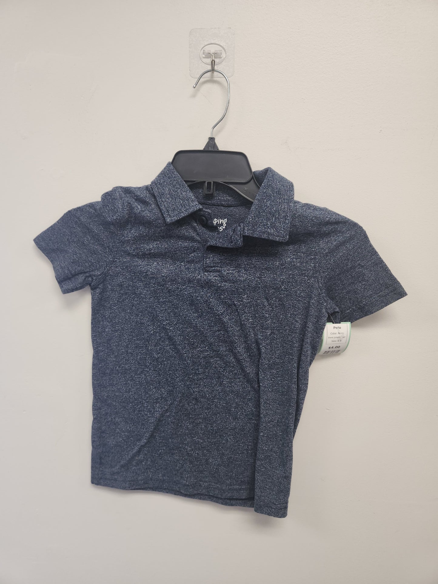 Navy Jumping Bean Polo, 6 B