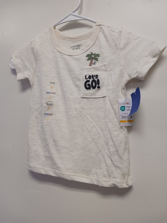 white Garanimals Palm Tree Shirt, 2T B