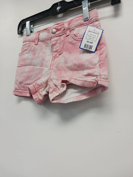 pink Levi's Jean Shorts, 6 G