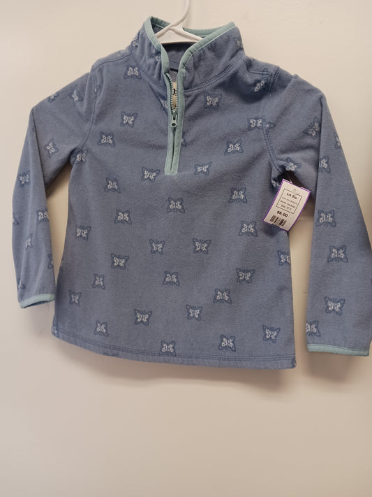 Blue Butterfly OshKosh 1/4 Zip, 5T G