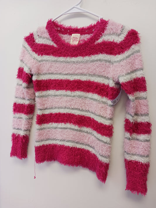 Pink/White/Grey Faded Glory Sweater, 7 G