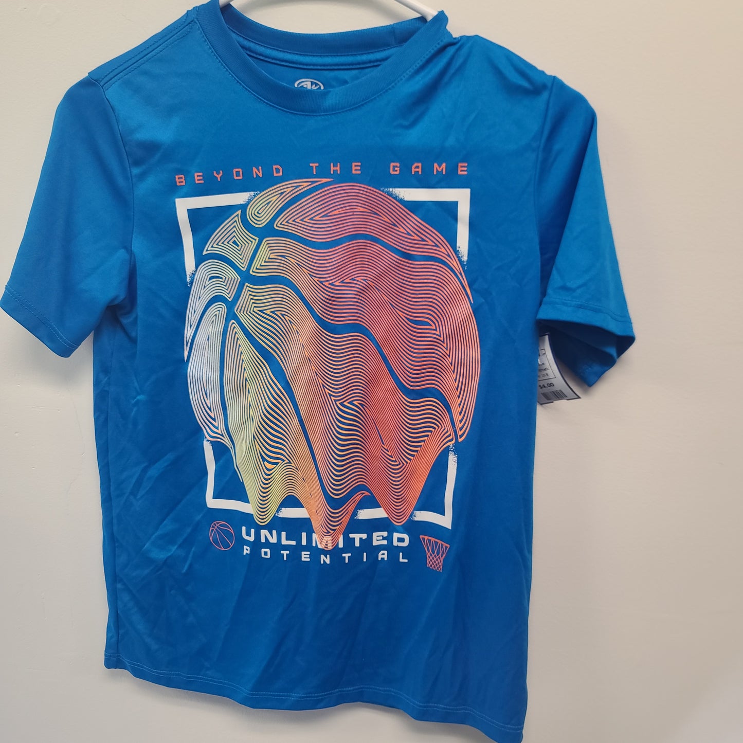 Blue Athletic Basketball Shirt, 10 B