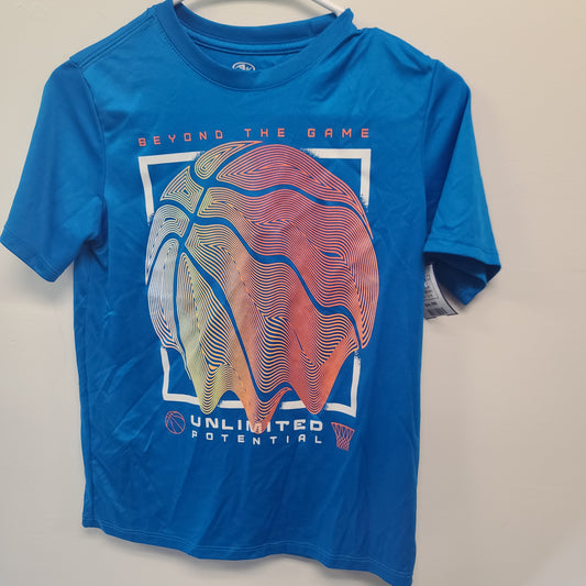Blue Athletic Basketball Shirt, 10 B