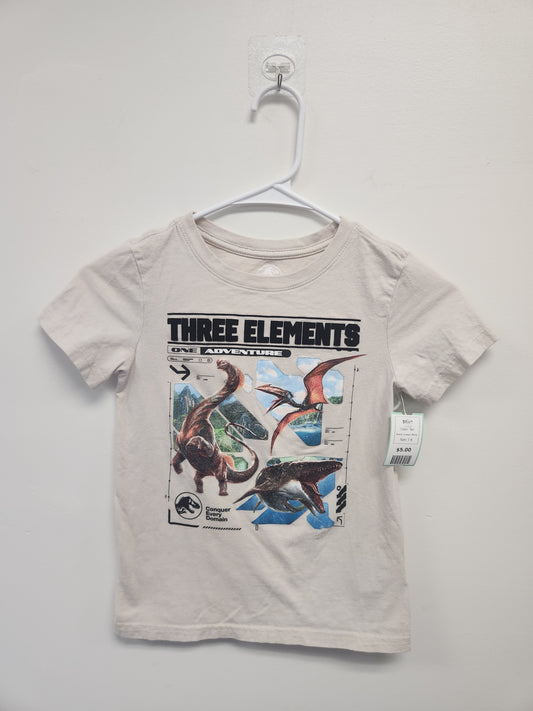 Tan Jurassic World Shirt, 7 B