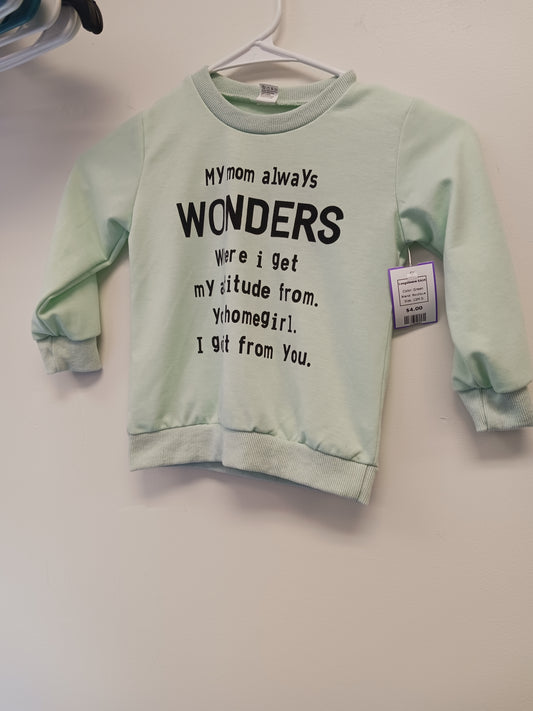 Green Boutique Longsleeve Shirt, 12M G