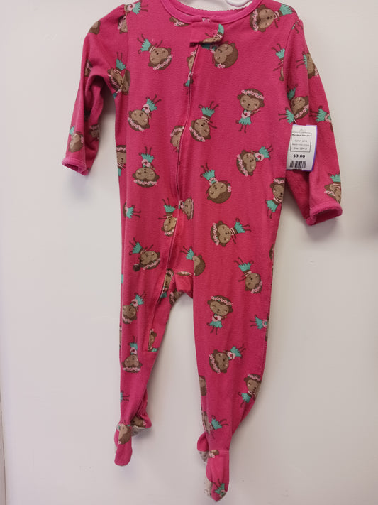 pink Child of Mine Monkey Sleeper, 18M G