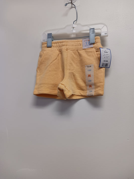Yellow Garanimals Shorts, 12M B