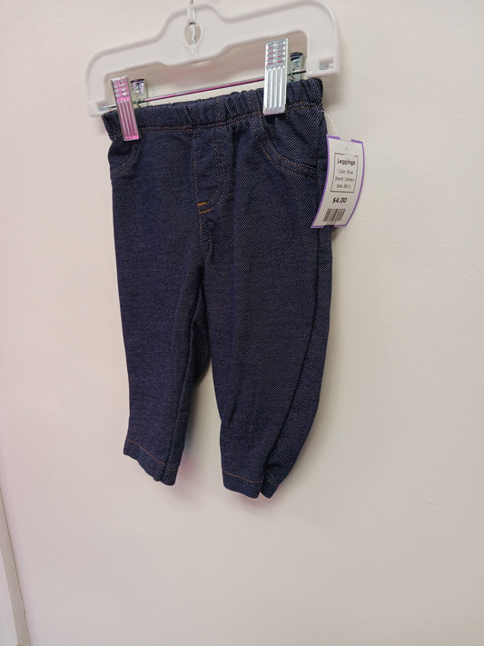 Blue Carters Leggings, 6M G