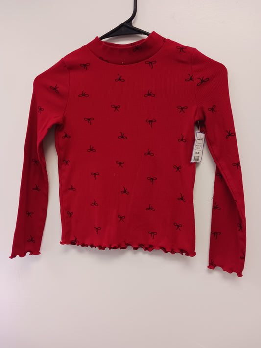 Red/Black Bow Cat & Jack Longsleeve Shirt, 6 G