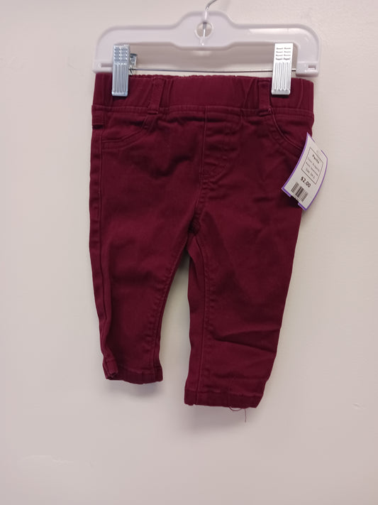 Burgandy Garanimals Pants, 3M G