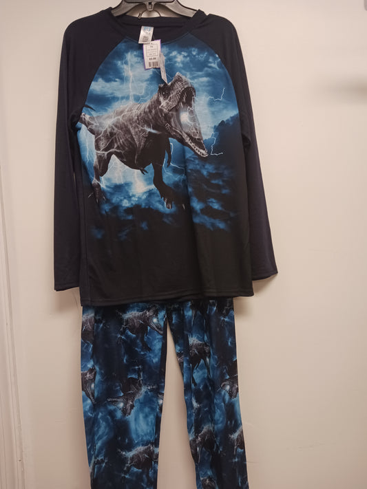 Blue Dino Childrens Place Pjs, 14 B