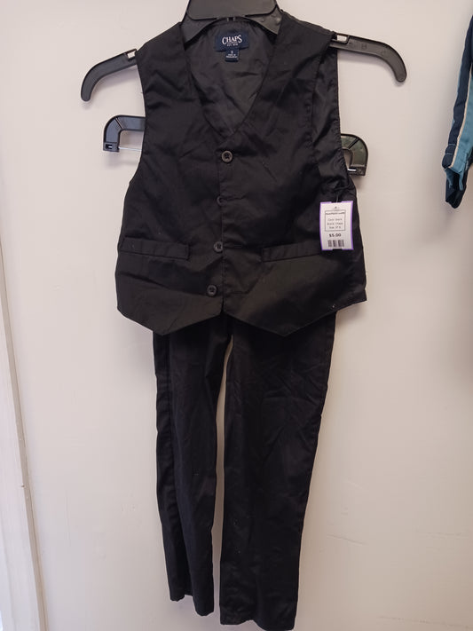black Chaps Vest/Pants outfit, 5T B