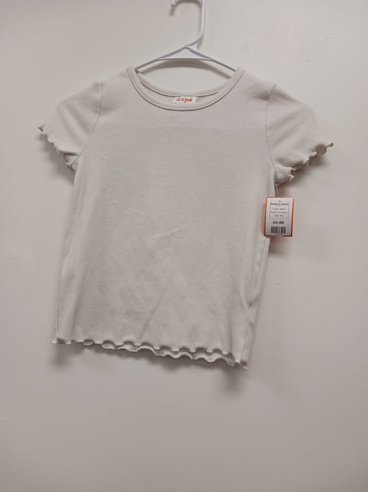 white Cat & Jack Ribbed Tshirt, 8 G