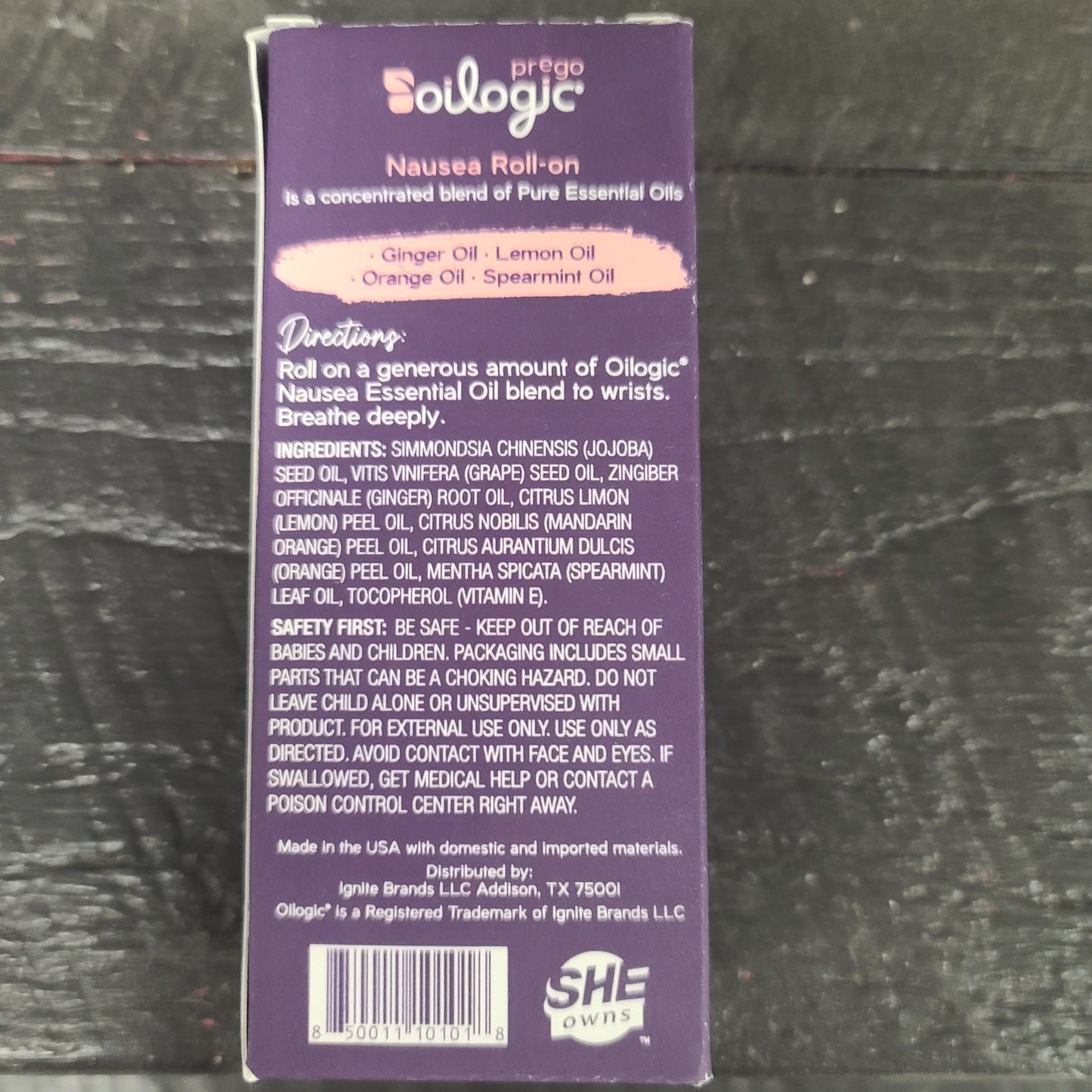 Oilogic Prego Nausea