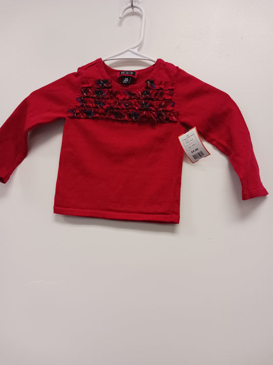 Red Childrens Place Longsleeve Shirt, 24M G