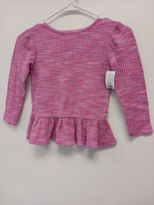 Pink/Purple Cat & Jack Longsleeve Shirt, 4T G