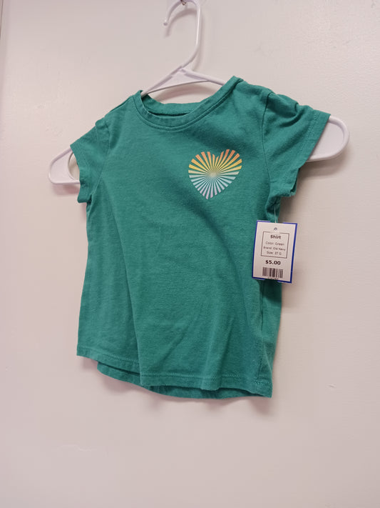 Green Old Navy Shirt, 3T G