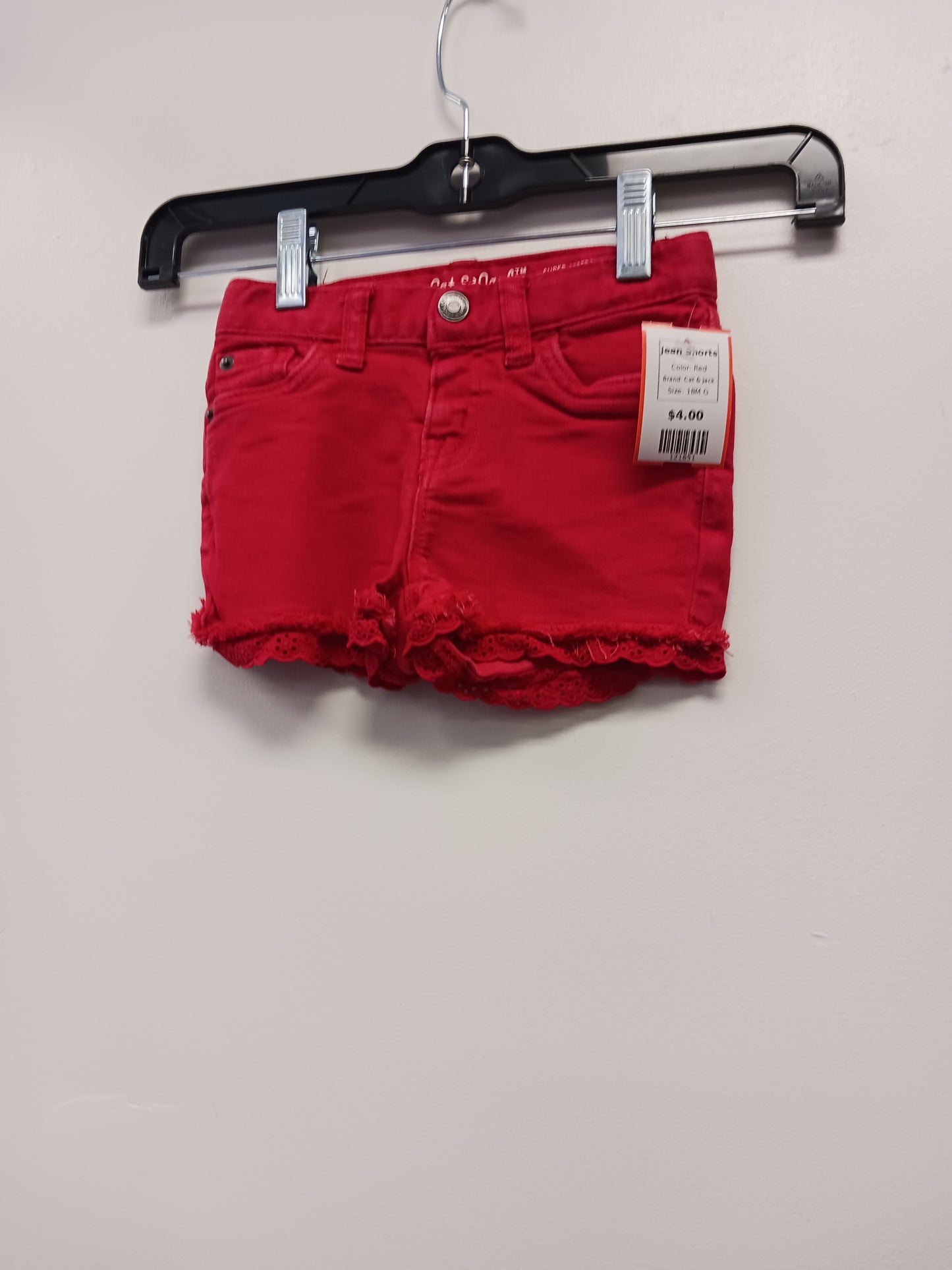 Red Cat & Jack Jean Shorts, 18M G