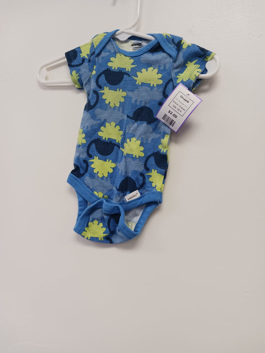 Blue/Green Dino Onesies Onesie, NB B