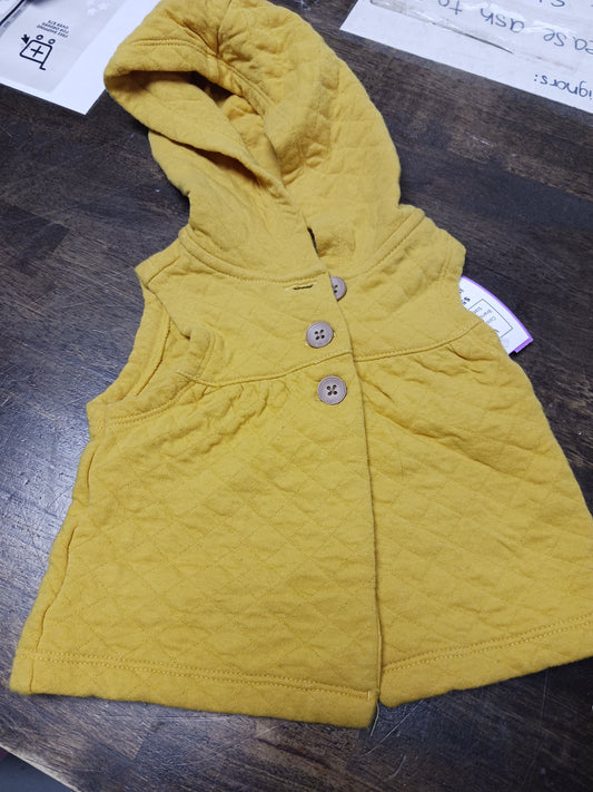 Yellow Carters Vest, 6M G