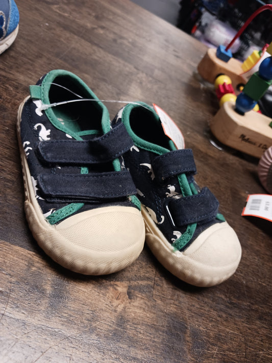 blue/green BC Footwear Dinosaur Sneakers, 6 B