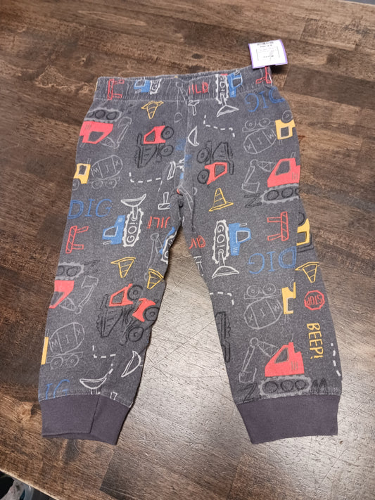 Grey Construction Garanimals Pants, 18M B