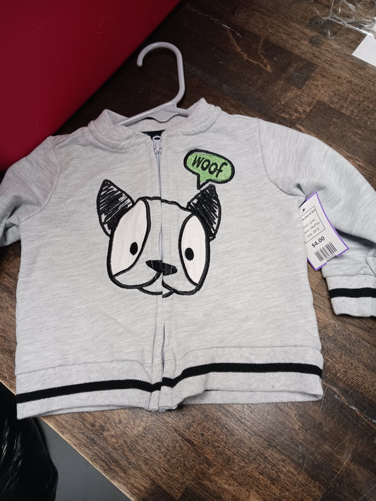 grey WeePlay Dog Jacket 6-9m, 6M B