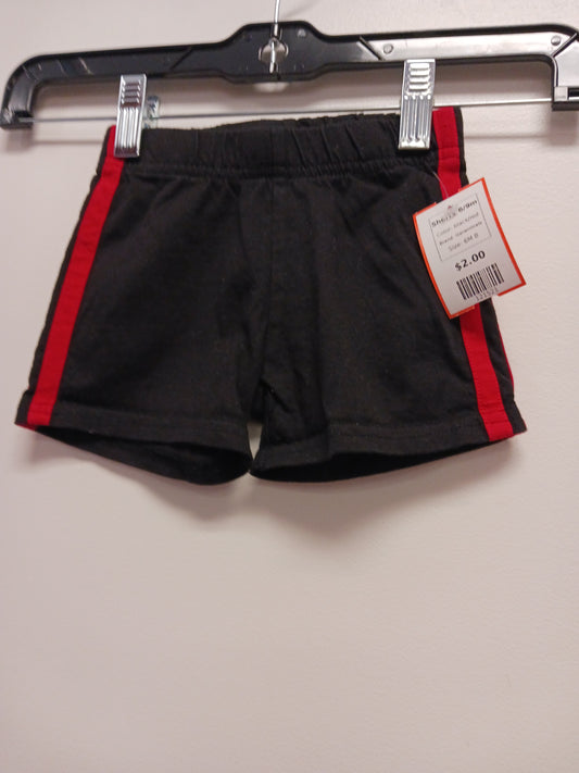 black/red Garanimals Shorts 6/9m, 6M B