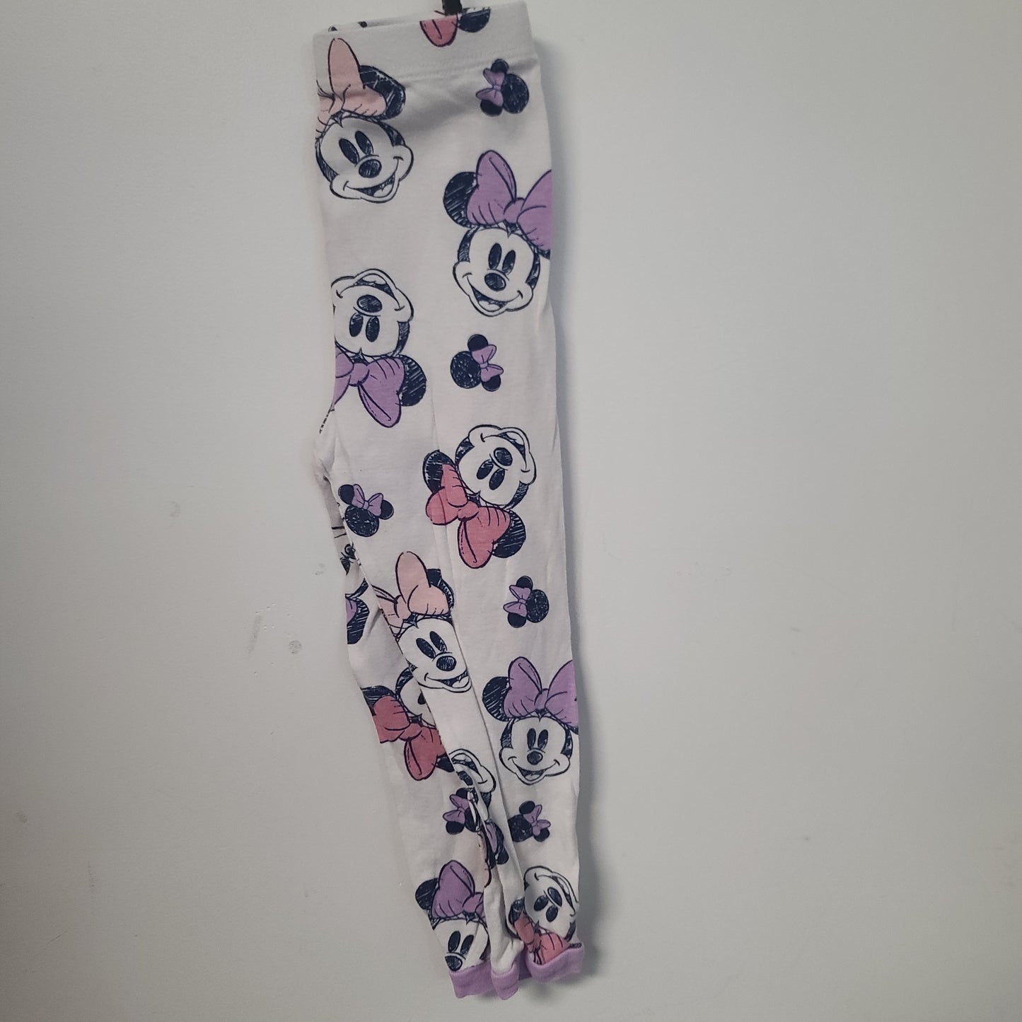 White/Purple Minnie Mouse Pjs, 6 G