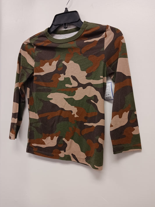 green Wonder Nation Long Sleeve Camo Shirt, 8 B