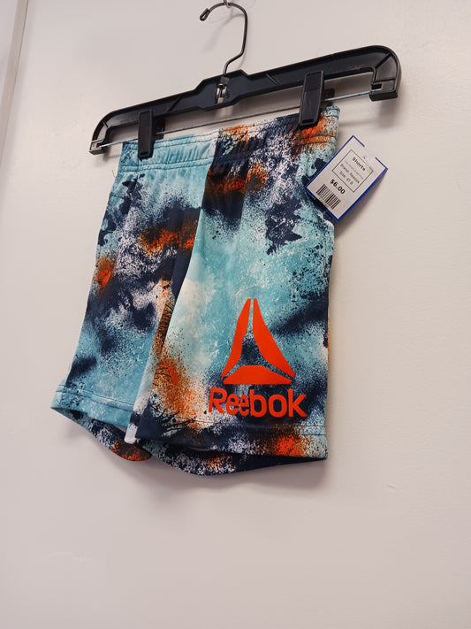 Blue/Orange/White Reebok Shorts, 4T B