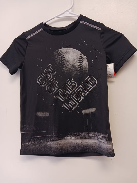 Black Baseball Jumping Bean Shirt, 6 B