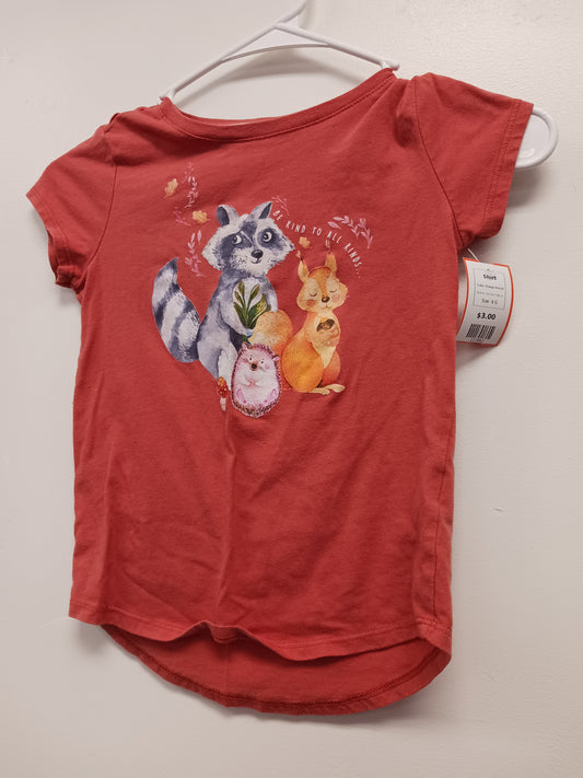 Orange Animal Wonder Nation Shirt, 6 G