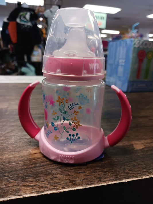 Pink Flower Nuk Sippy Cup