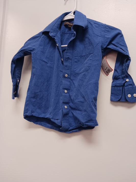 Blue Nordstrom Longsleeve Button Up, 5 B