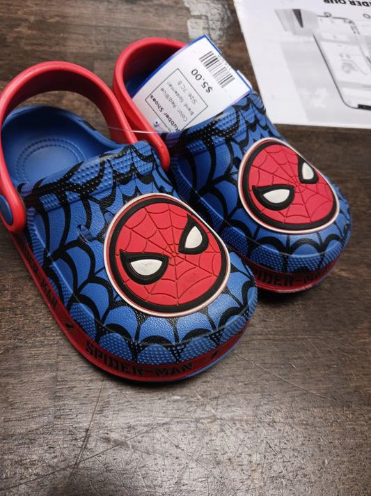 Red/Blue Spiderman Rubber Shoes, 7C B