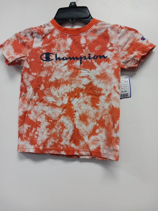 orange Champion Tye Dyed Tshirt, 5T B