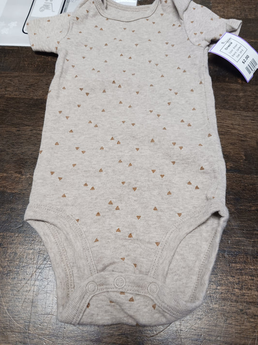 Brown Carters Onesie, 3M B