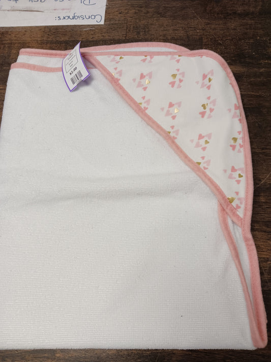 Pink/White  Towel