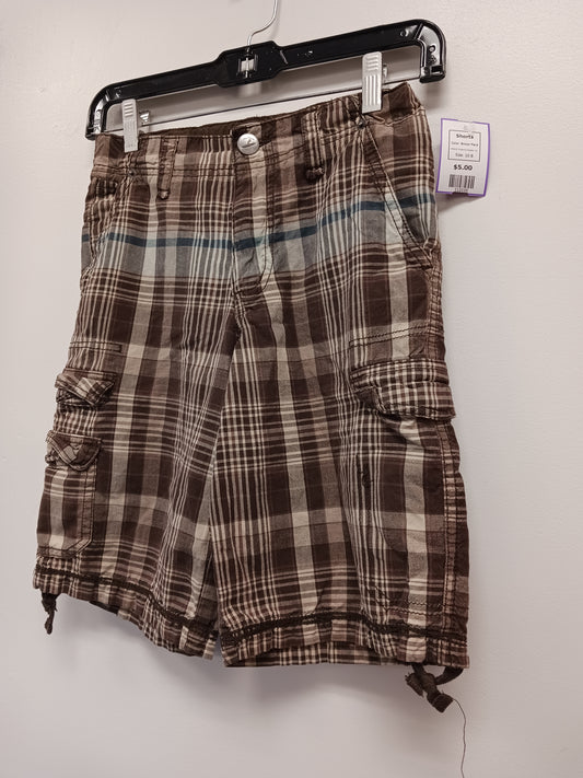 Brown Plaid Mossimo Supply Co. Shorts, 10 B