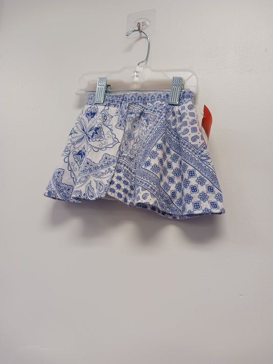Blue/White Childrens Place Skort, 18M G