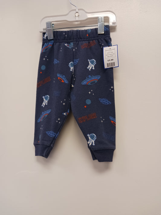 blue Garanimals Space Joggers 6/9m, 6M B