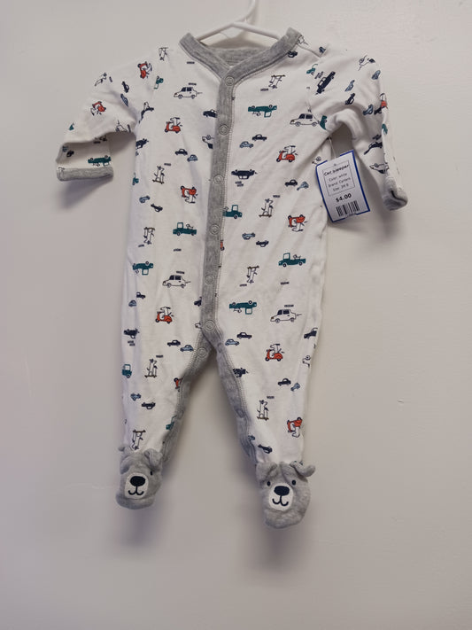 white Carters Car Sleeper, 3M B
