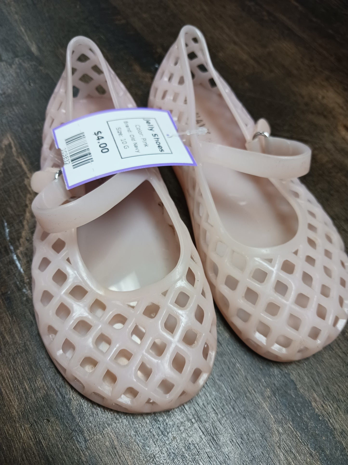 Pink Old Navy Jelly Shoes, 10 G