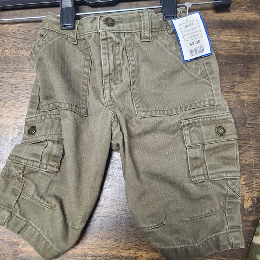 green wonder kids pants, 6M B