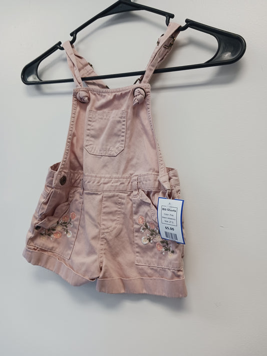 Pink Artisanony Bib Shorts, 2T G
