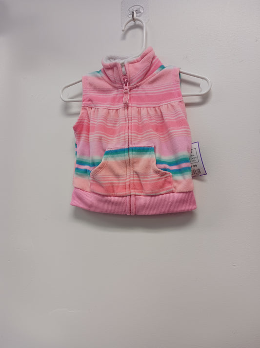 Pink Carters Vest, 6M G