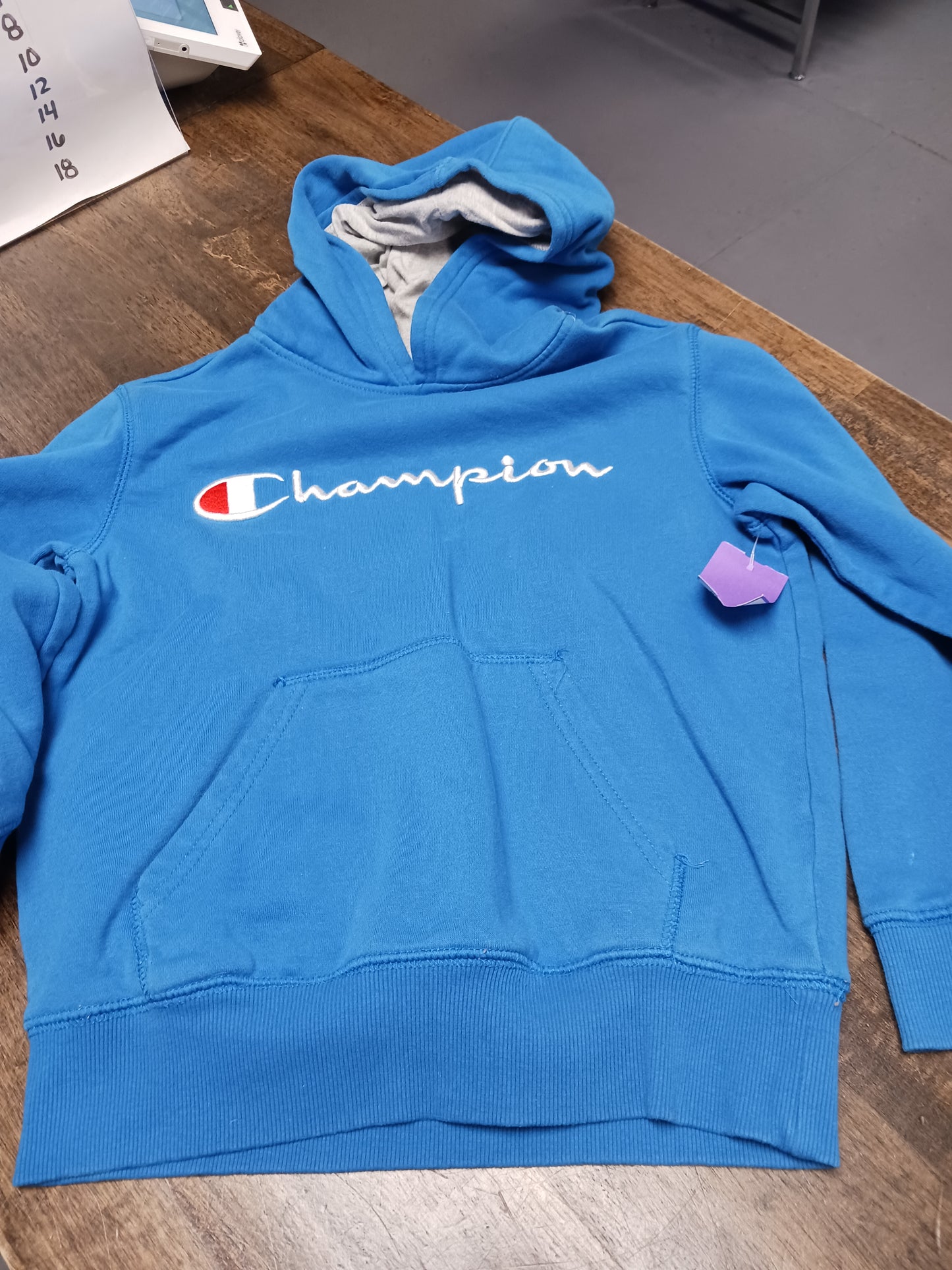 blue Champion Hoodie, 8 B