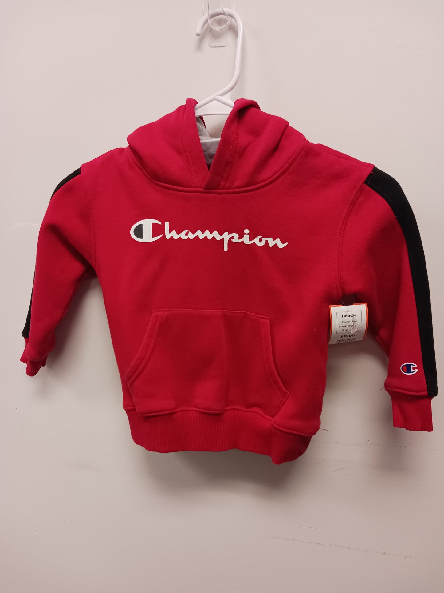 Red Champion Hoodie, 3T B