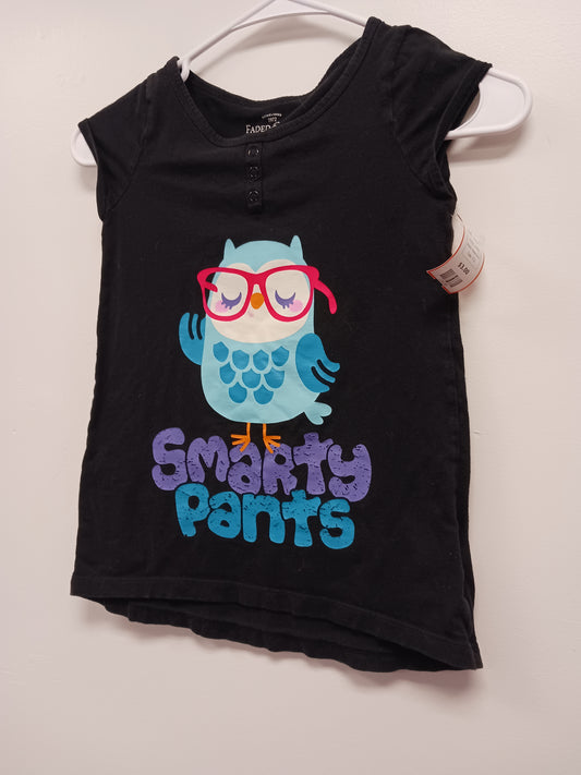 black Faded Glory Owl Tshirt, 7 G